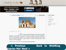 Tablet Screenshot of cordoba.argenguide.com